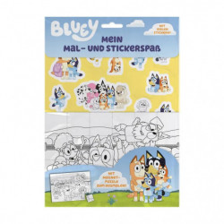 Bluey: Mein Mal- und Stickerspaß