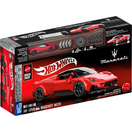 Mattel Brick Shop Hot Wheels Speed Maserati MC20