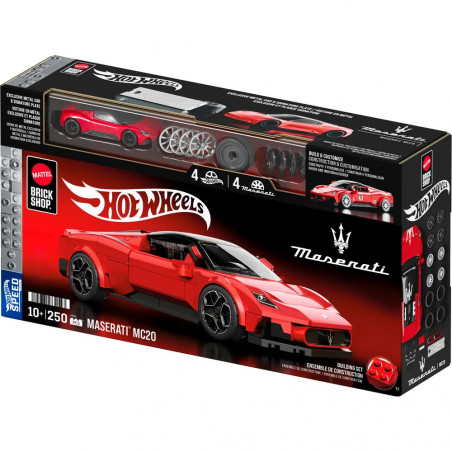 Mattel Brick Shop Hot Wheels Speed Maserati MC20