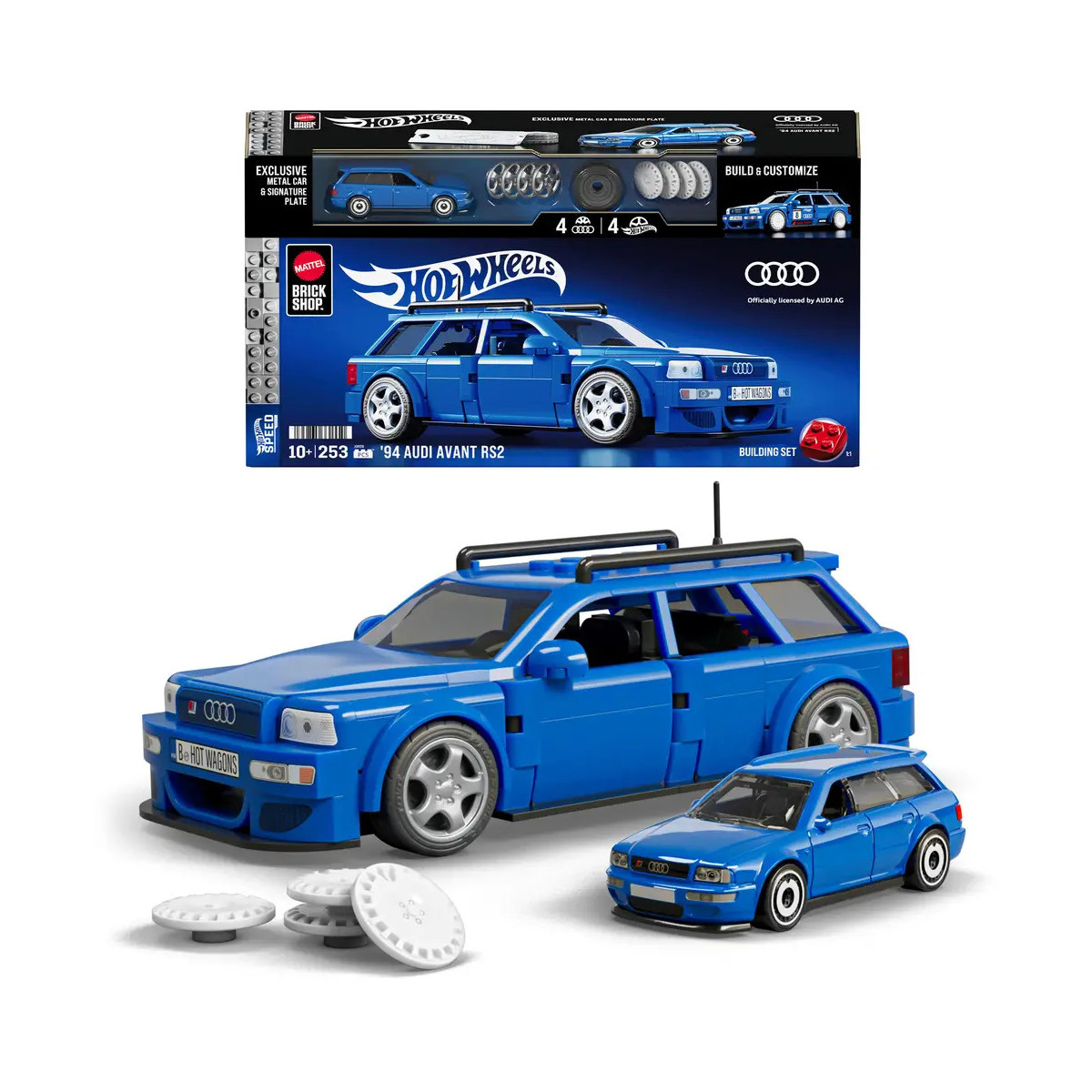 Mattel Brick Shop Hot Wheels Speed Audi Avant