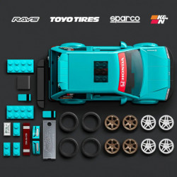 Mattel Brick Shop Hot Wheels Speed Honda 2