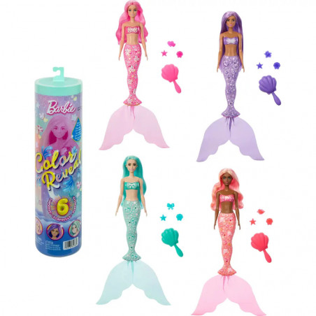 Barbie Color Reveal Meerjungfrau mit Steinchen