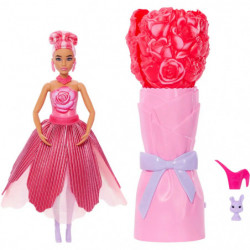 Barbie Flower Surprise Puppe - rote Rose