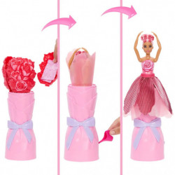 Barbie Flower Surprise Puppe - rote Rose
