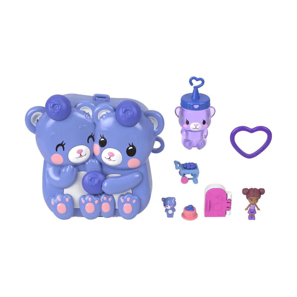 Polly Pocket Blaubeer Besties Schatulle
