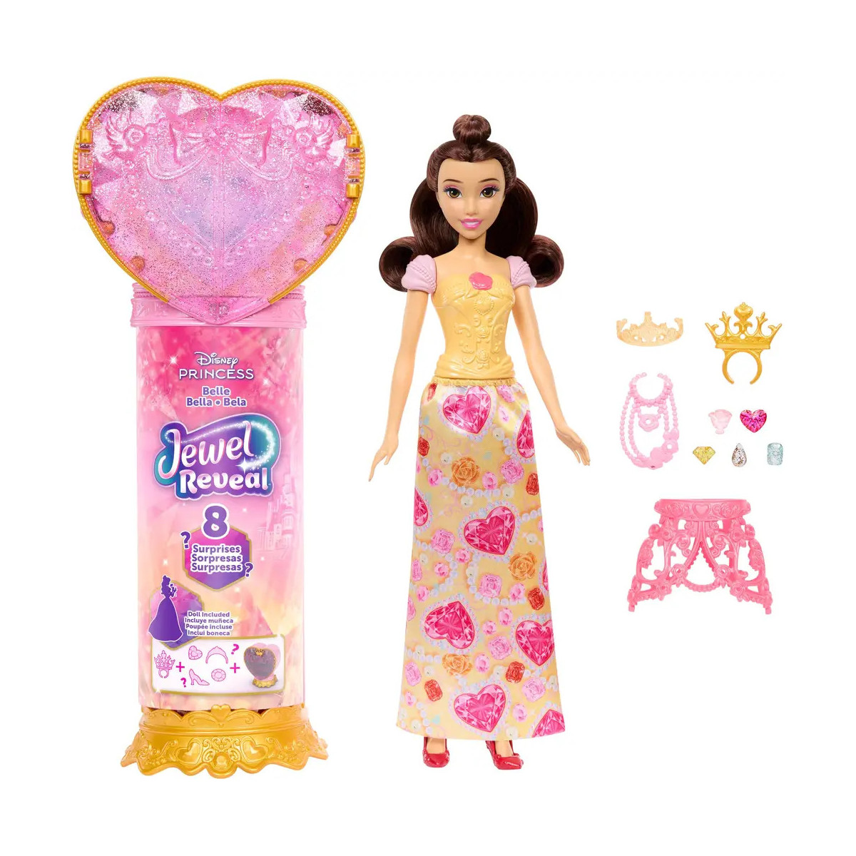 Disney Prinzessin Juwel Reveal Belle Puppe
