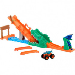 Hot Wheels Monster Trucks Krokodil Crash Challenge