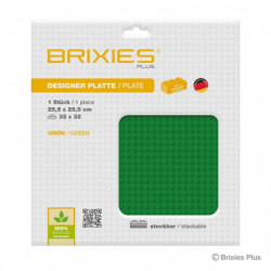 BRIXIES Bodenplatte Basic grün 32x32cm
