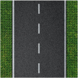 BRIXIES Bodenplatte Straße Gerade 32x32cm