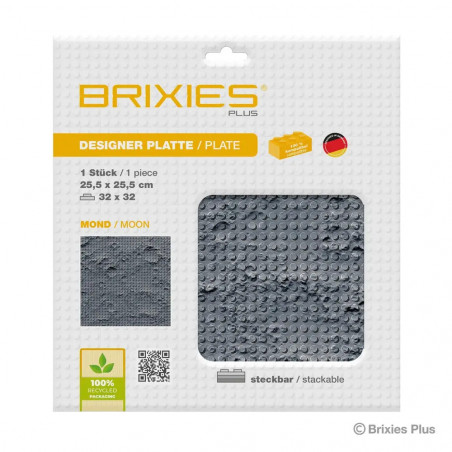 BRIXIES Bodenplatte Mond 32x32cm