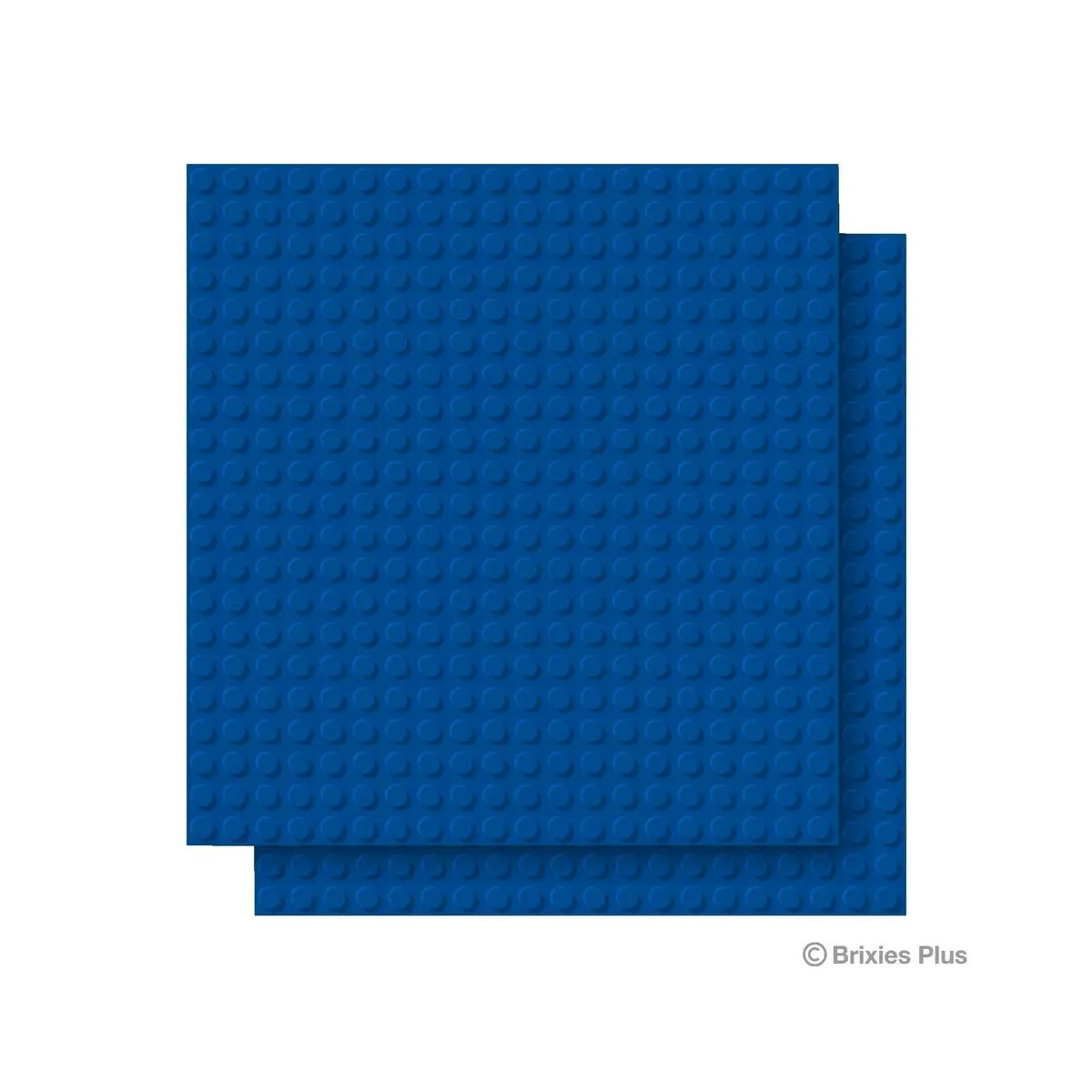 BRIXIES Bodenplatte Doppelpack blau 20x20cm