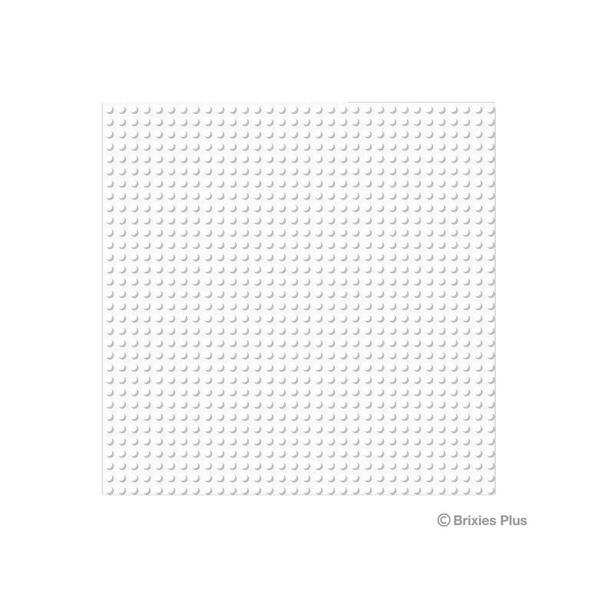 BRIXIES Bodenplatte Basic weiß 32x32cm
