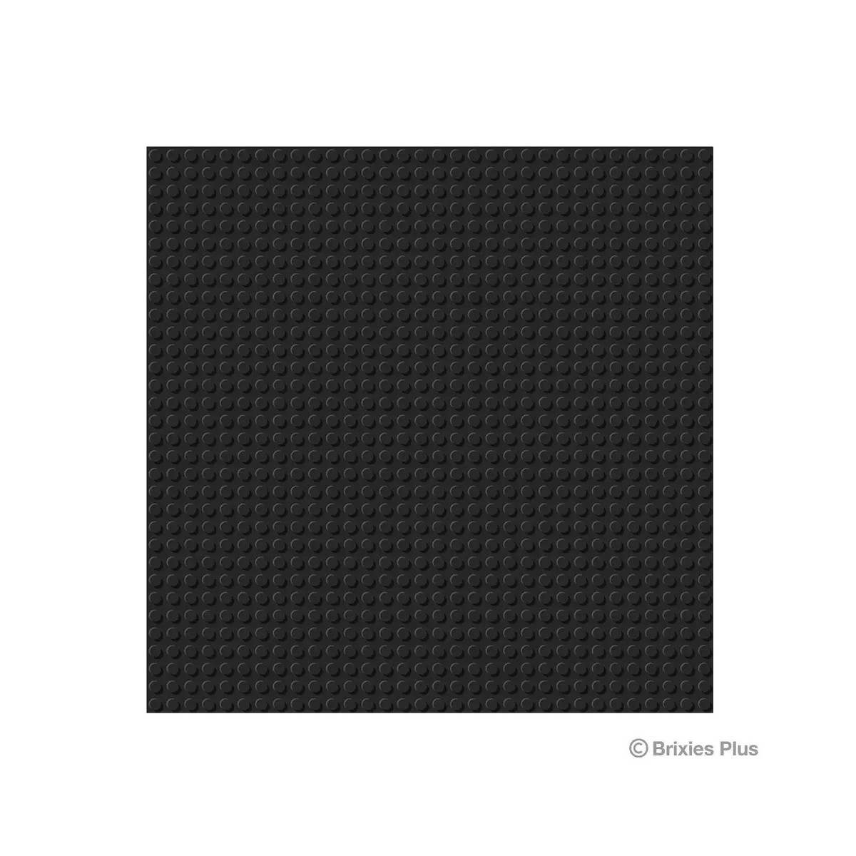 BRIXIES Bodenplatte Basic schwarz 32x32cm