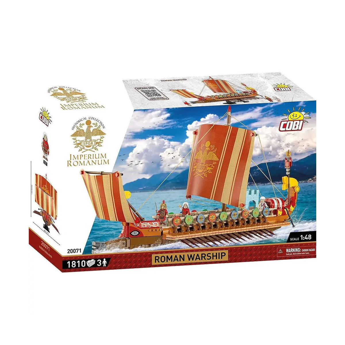 1710 PCS IMPERIUM ROMANUM /20071/ ROMAN WARSHIP