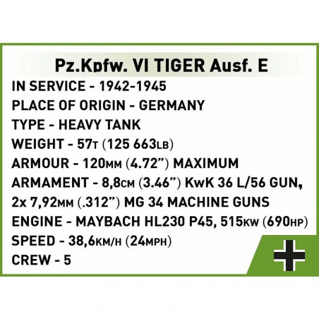 P.Z. KPFW  VI TIGER AUSF. E