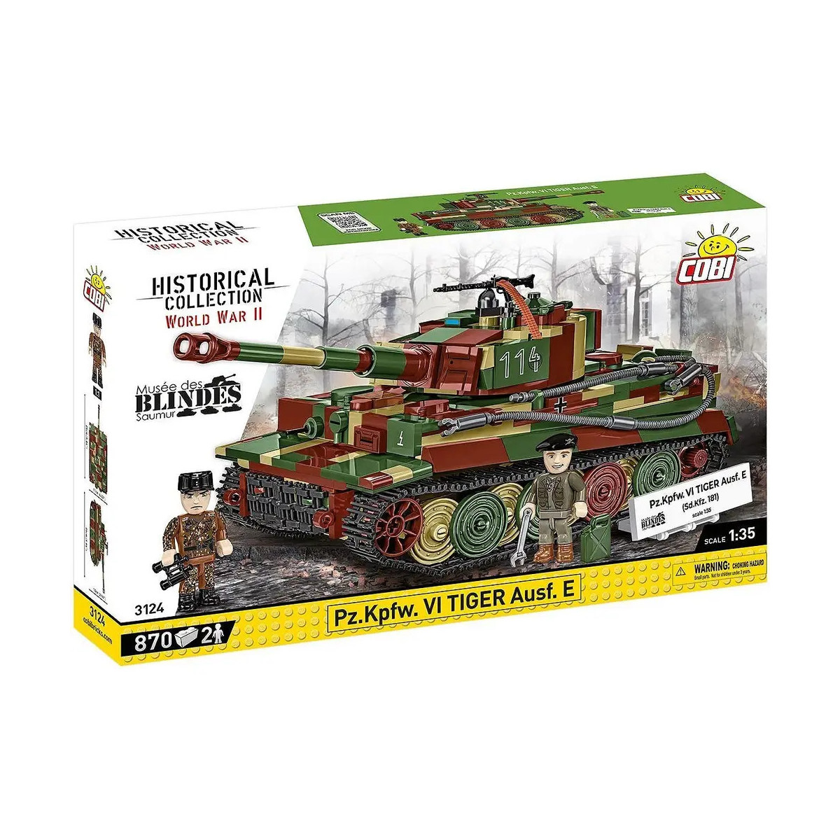 862 PCS HC WWII /3124/ PZKPFW VI TIGER AUSF.E