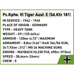862 PCS HC WWII /3124/ PZKPFW VI TIGER AUSF.E