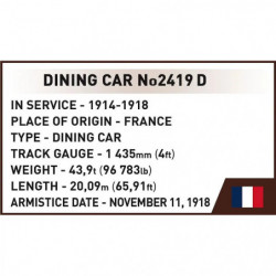 1945 PCS TRAINS /6291/ COMPIEGNE WAGON 1918