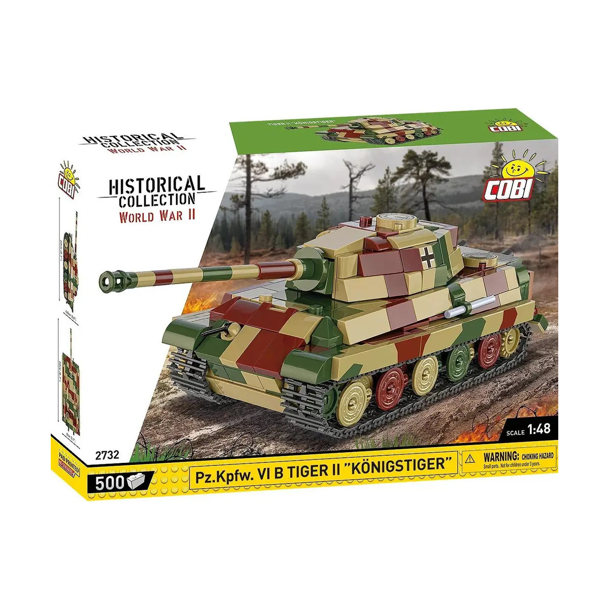 Pz.Kpfw. VI B TIGER II Königstiger scale 1:48 500 pcs Box: