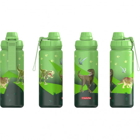 Isolierte Edelstahl-Trinkflasche Dino