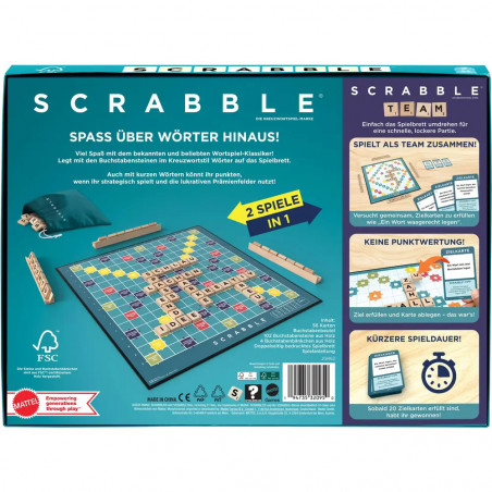 Scrabble Original Holz “2 in 1” (D)