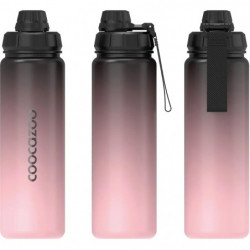 Isolierte Edelstahl-Trinkflasche, Gradient Rose