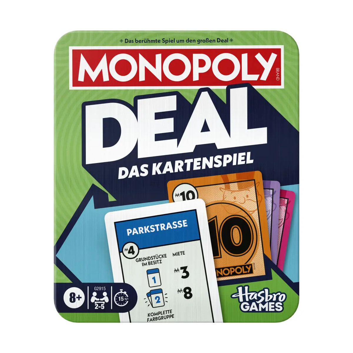 MONOPOLY Kartenspiel Deal Metalldose