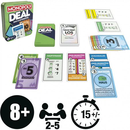 MONOPOLY Kartenspiel Deal Metalldose