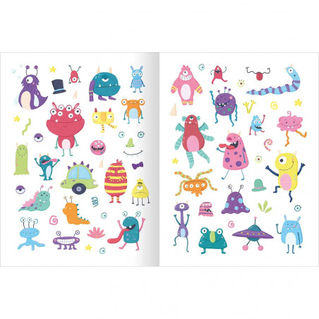 Flausch. Sticker: Monster