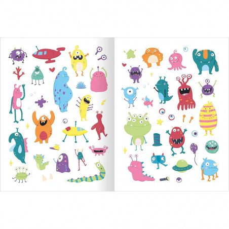 Flausch. Sticker: Monster