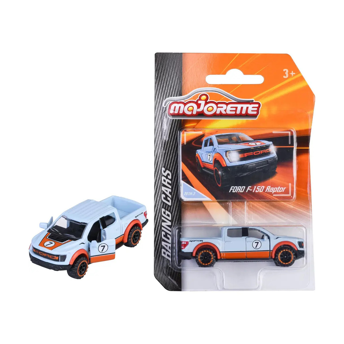 Ford F-150 Raptor, blau orange