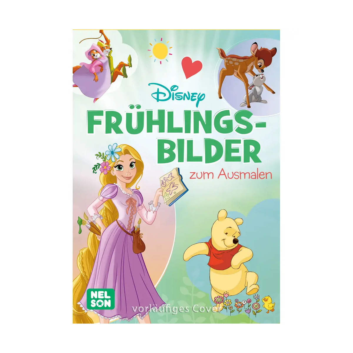 Disney Kreative Beschäftigung: Frühlingsbilder zum Ausmalen