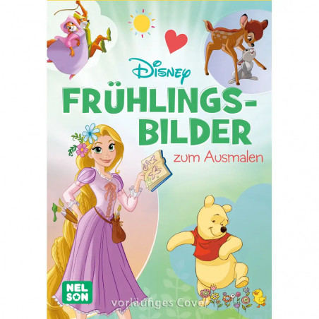 Disney Kreative Beschäftigung: Frühlingsbilder zum Ausmalen