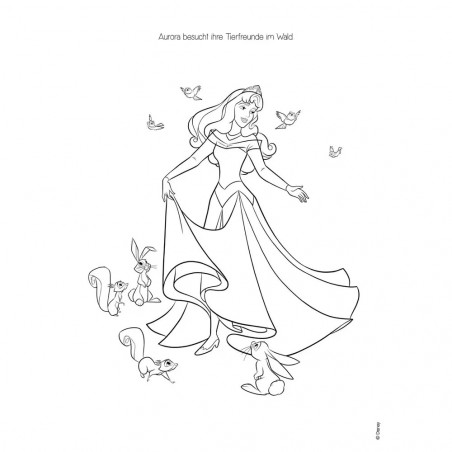 Disney Kreative Beschäftigung: Frühlingsbilder zum Ausmalen