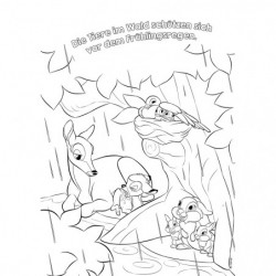 Disney Kreative Beschäftigung: Frühlingsbilder zum Ausmalen