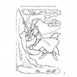 Disney Kreative Beschäftigung: Frühlingsbilder zum Ausmalen