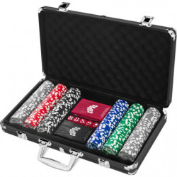 COPAG POKER SET - Dark Aluminum 300 - Casino Quality