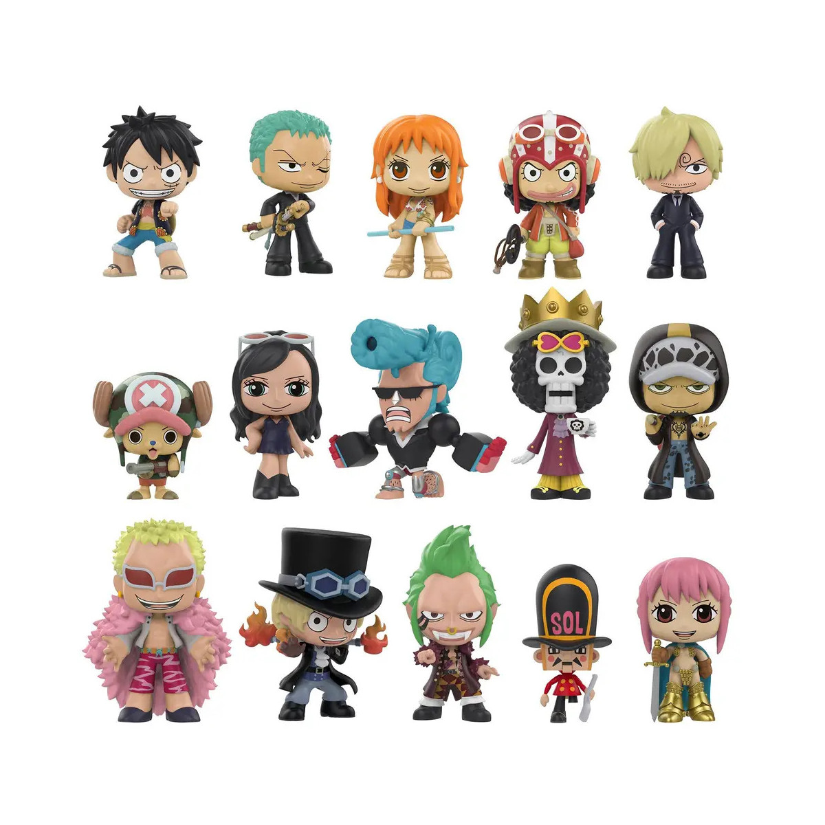 FUNKO Sammelfigur One Piece Mystery Mini 12fach sortiert Bli