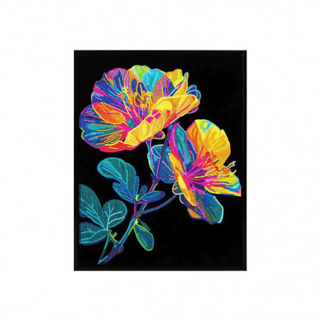 DIAMOND DOTZ - Diamond Painting Neon Blumen