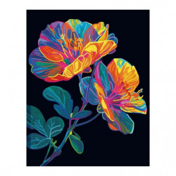 DIAMOND DOTZ - Diamond Painting Neon Blumen