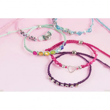 Make it Real - Regenbogen Glitzer Armbänder