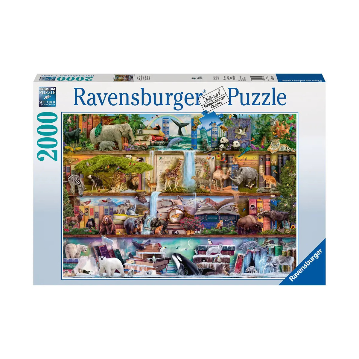 Ravensburger - Aimee Stewart: Großartige Tierwelt, 2000 Teile