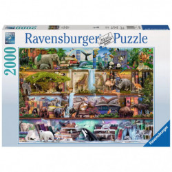 Ravensburger - Aimee Stewart: Großartige Tierwelt, 2000 Teile