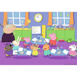 Ravensburger - Peppa in der Schule, 2 x 24 Teile