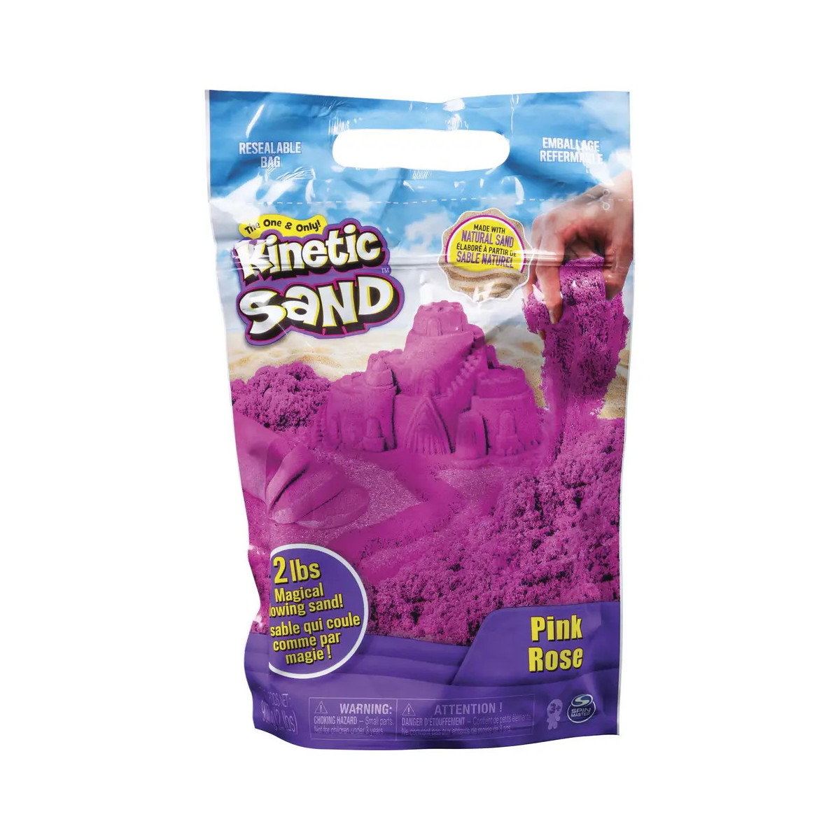 Spin Master - Kinetic Sand - Colour Bag Pink (907g)