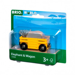 BRIO - Tierwaggon Elefant