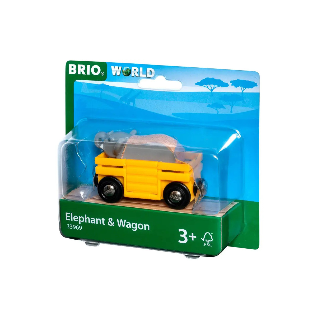 BRIO - Tierwaggon Elefant