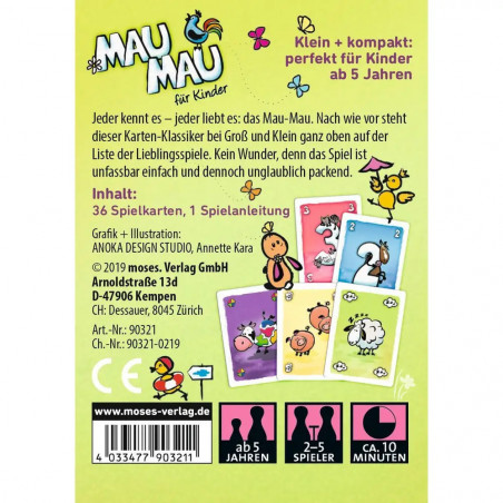 moses. - Mau-Mau für Kinder