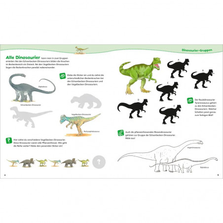 Tessloff - Was ist Was Junior - Mitmach-Heft Dinosaurier Neu