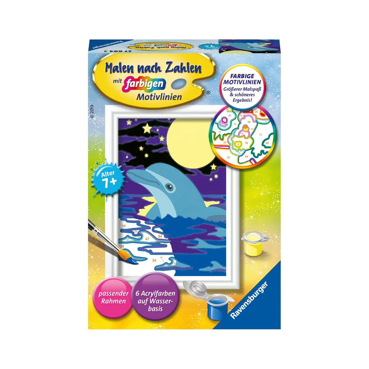 Ravensburger - Malen nach Zahlen - Kleiner Delfin